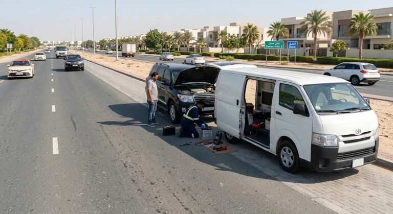 mobile car battery change service in dubai